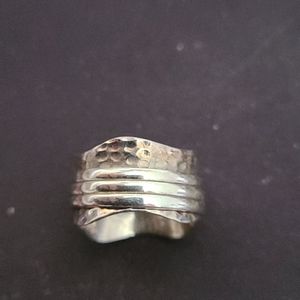 Sterling silver spinner ring
